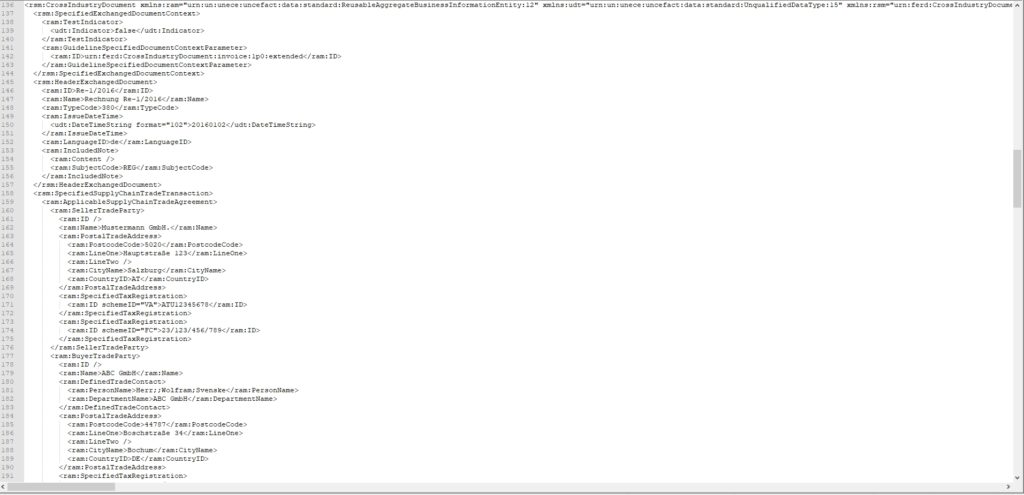 ZUGFeRD-XML