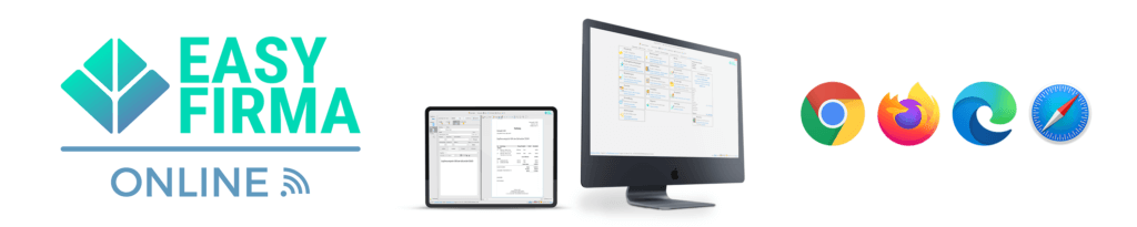 EasyFirma 2 Online läuft in jedem Browser