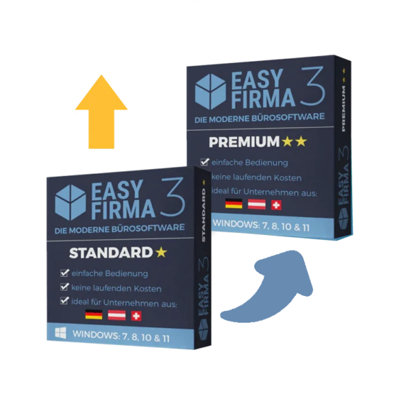 EasyFirma Upgrade Standard auf Premium