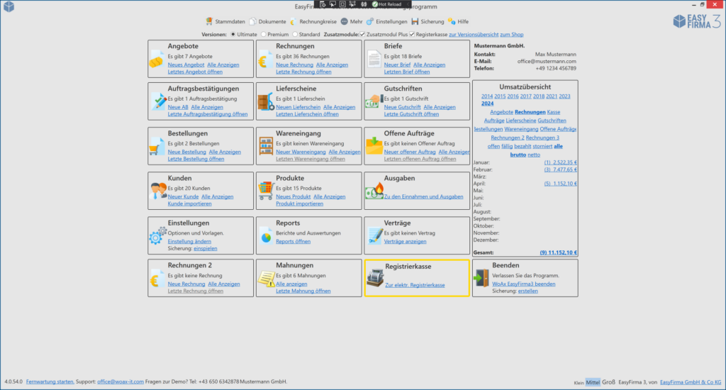 Bürosoftware EasyFirma